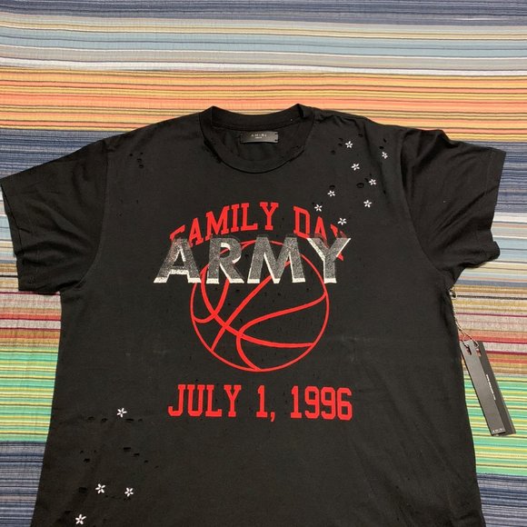 Amiri Vintage Army T-Shirt - Picture 2 of 8
